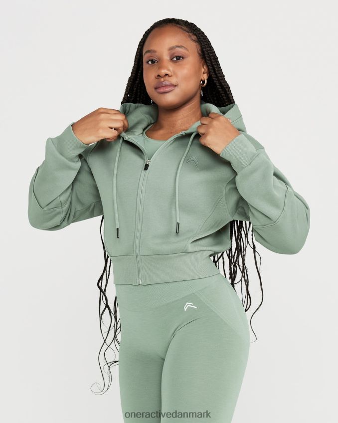 salvie tøj X26NZ0590 Oner Active klassisk lounge-hættetrøje med cropped lynlås