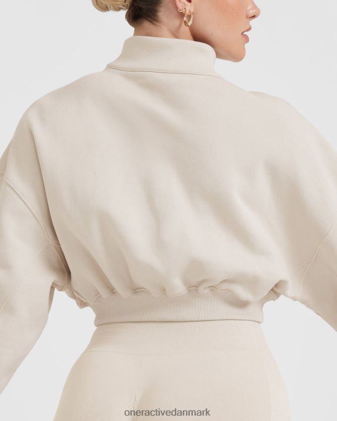 sand tøj X26NZ0573 Oner Active letvægts sweatshirt med 1/4 lynlås hele dagen