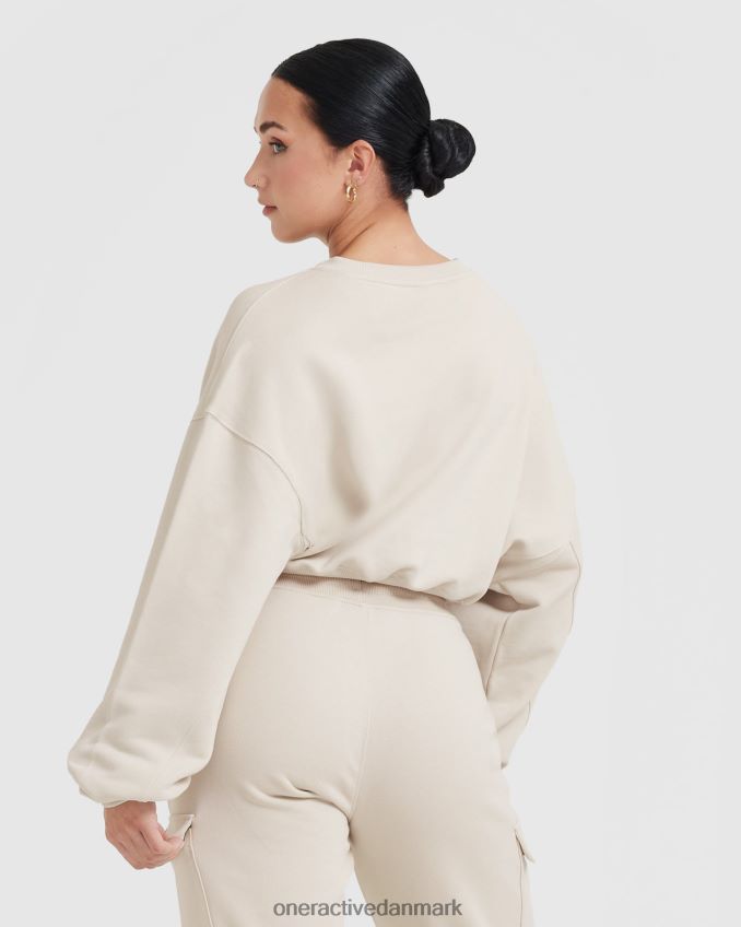 sand tøj X26NZ0577 Oner Active let oversized sweatshirt med v-hals hele dagen