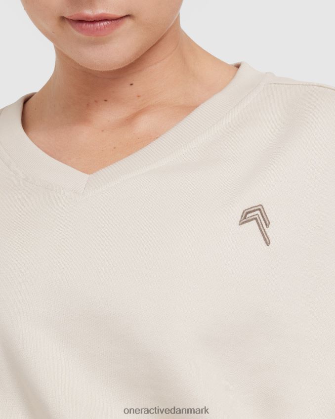 sand tøj X26NZ0577 Oner Active let oversized sweatshirt med v-hals hele dagen