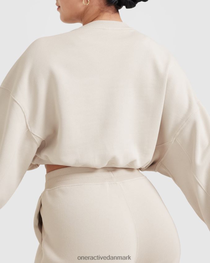 sand tøj X26NZ0577 Oner Active let oversized sweatshirt med v-hals hele dagen