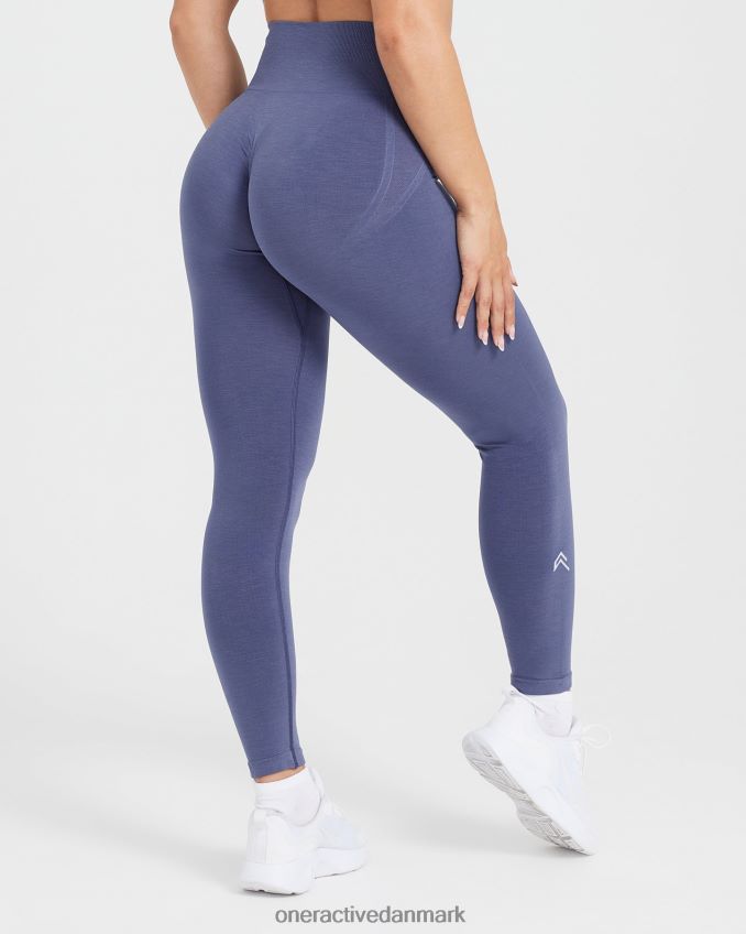 skifer blå tøj X26NZ015 Oner Active ubesværede sømløse leggings 2