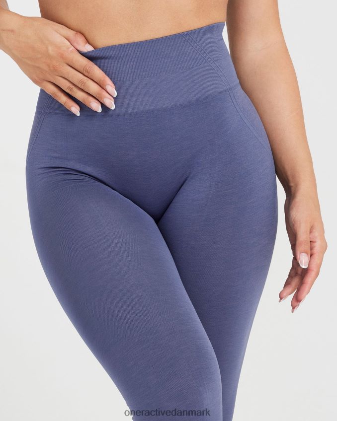 skifer blå tøj X26NZ015 Oner Active ubesværede sømløse leggings 2