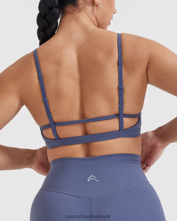 skifer blå tøj X26NZ0165 Oner Active tidløs bralette med stropper