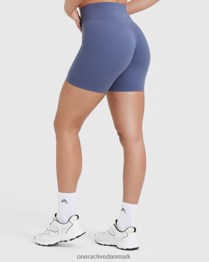 skifer blå tøj X26NZ0310 Oner Active tidløse højtaljede shorts