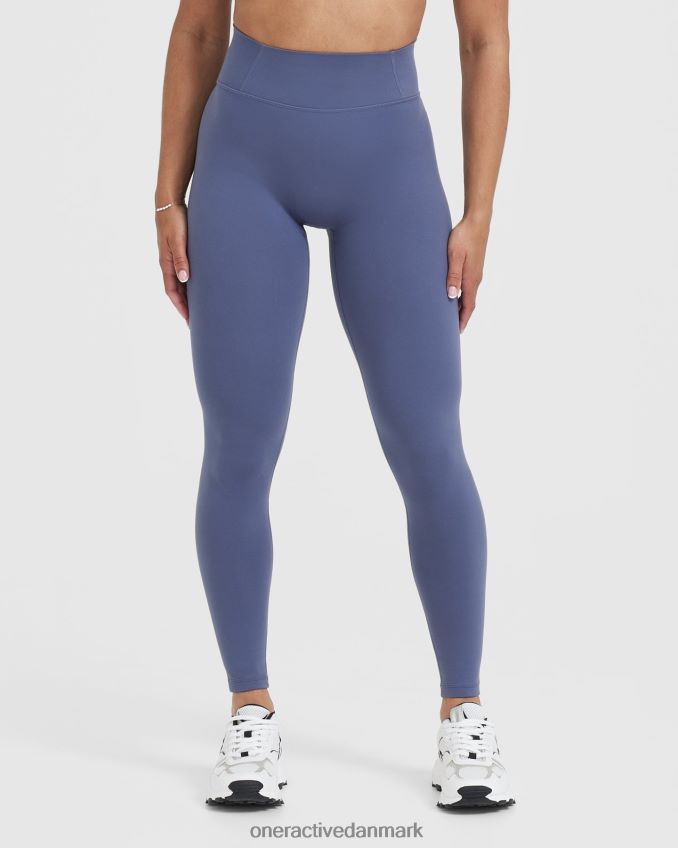 skifer blå tøj X26NZ040 Oner Active tidløse højtaljede leggings