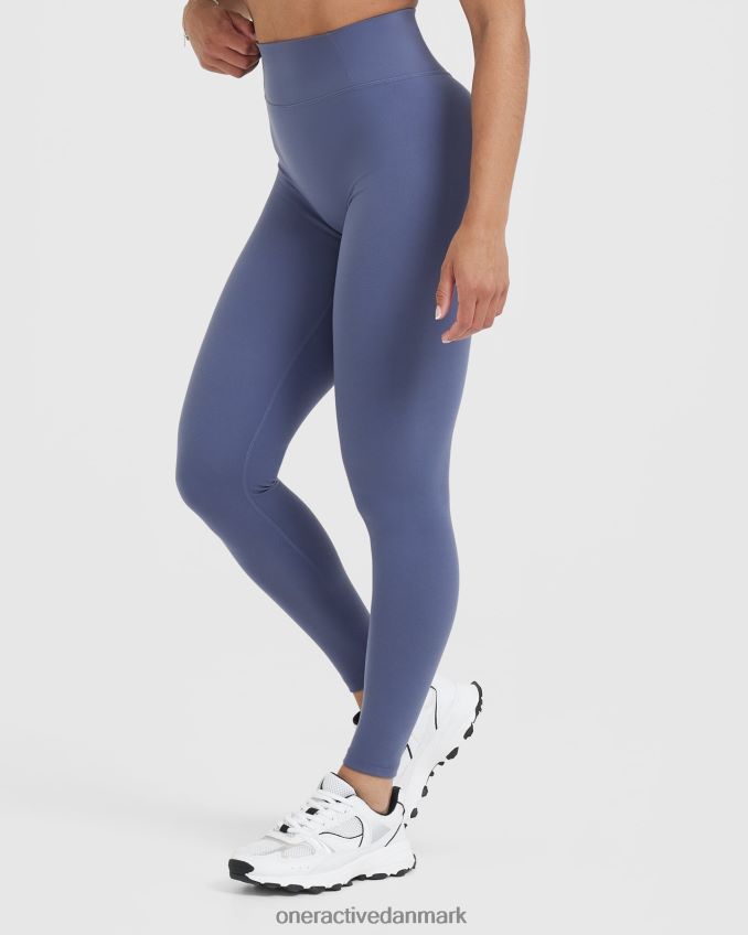 skifer blå tøj X26NZ040 Oner Active tidløse højtaljede leggings