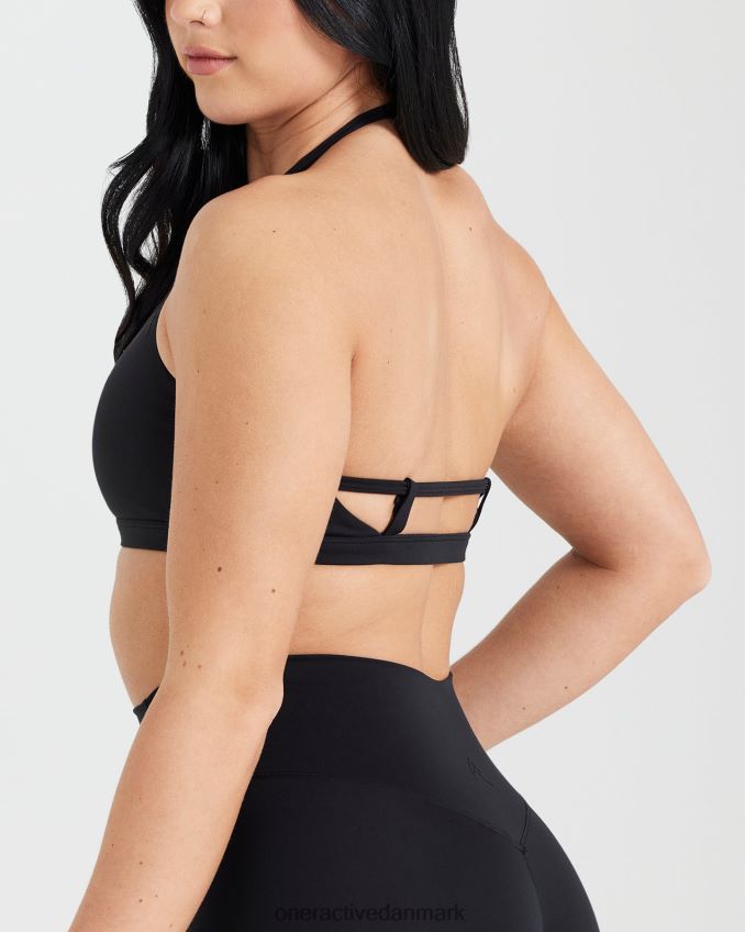 sort tøj X26NZ0143 Oner Active tidløs bralette med stropper