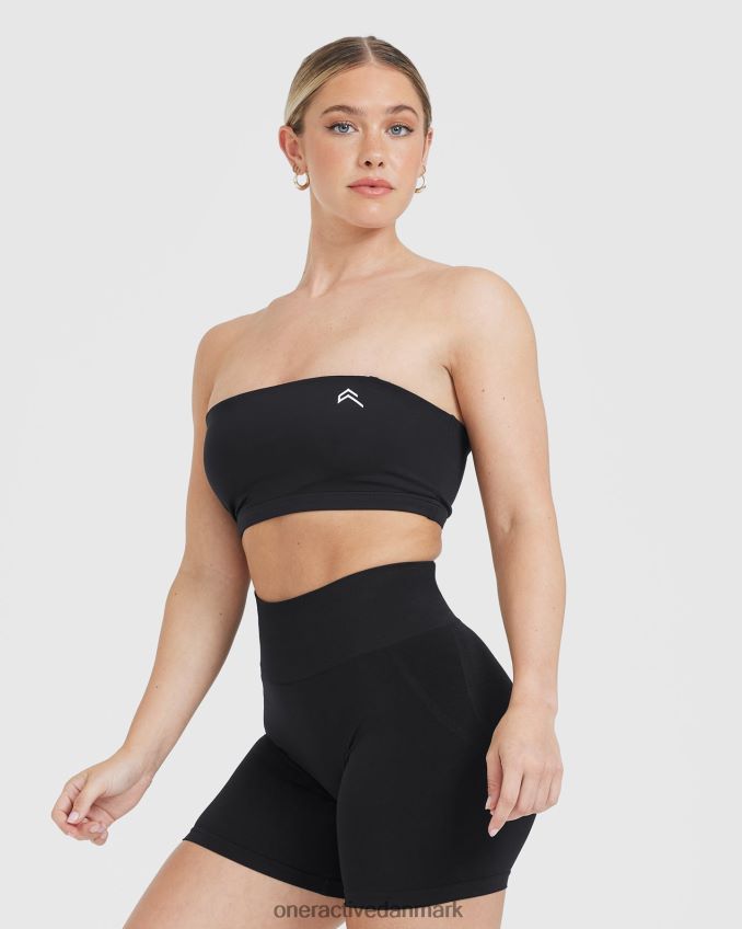 sort tøj X26NZ0149 Oner Active hverdags bandeau bralette