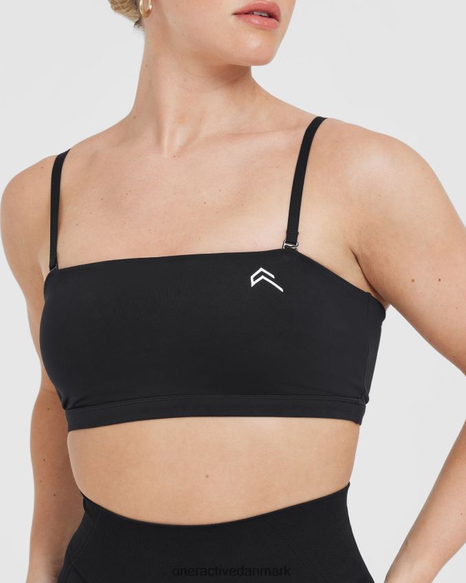 sort tøj X26NZ0149 Oner Active hverdags bandeau bralette