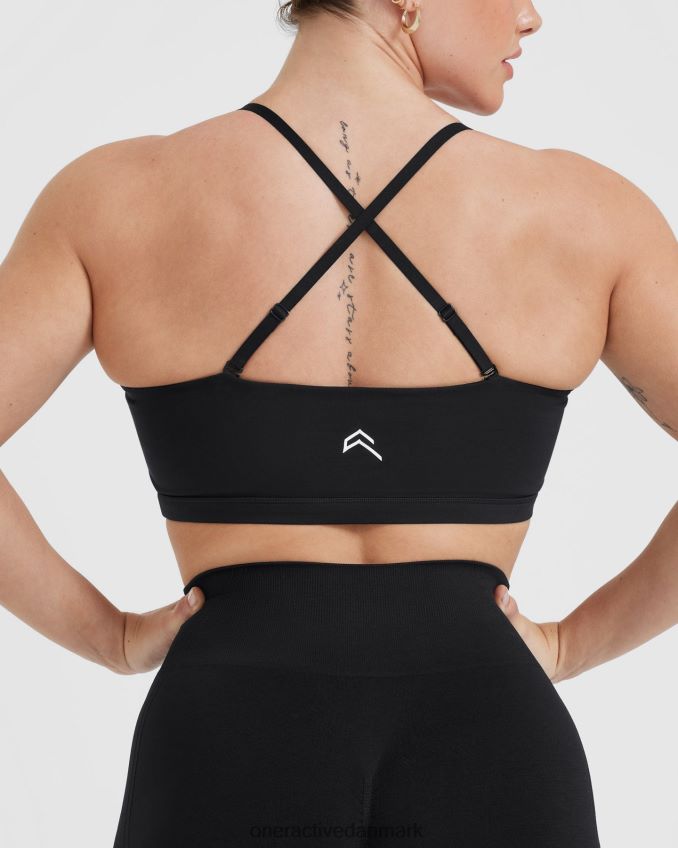 sort tøj X26NZ0149 Oner Active hverdags bandeau bralette