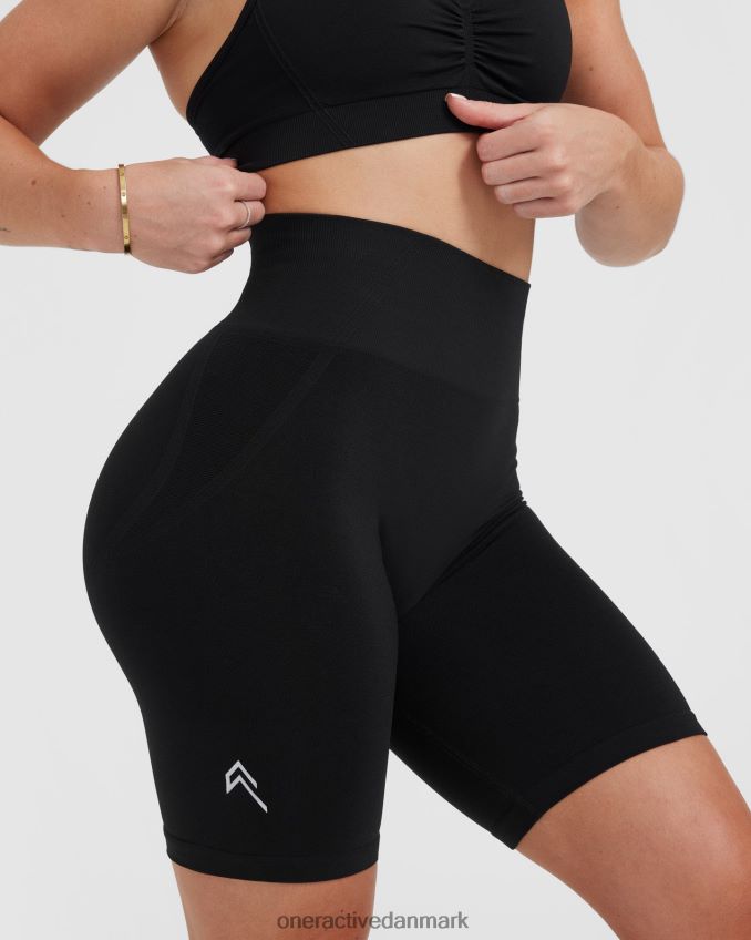 sort tøj X26NZ0248 Oner Active ubesværet sømløse cykelshorts 1