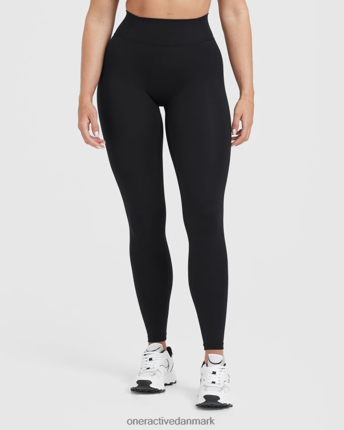 sort tøj X26NZ026 Oner Active tidløse højtaljede leggings