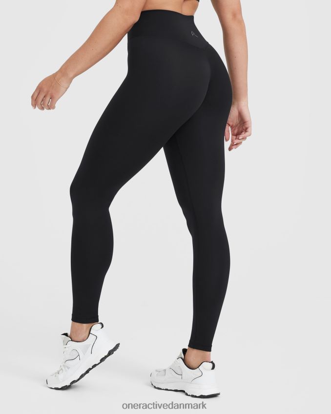 sort tøj X26NZ026 Oner Active tidløse højtaljede leggings