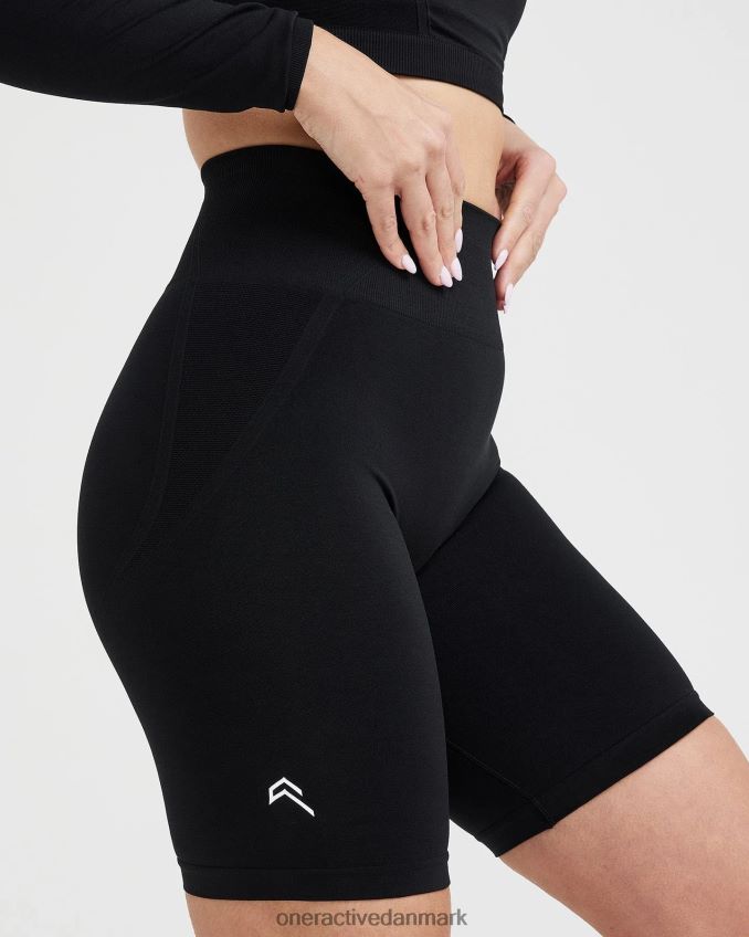 sort tøj X26NZ0335 Oner Active ubesværet sømløse cykelshorts 3