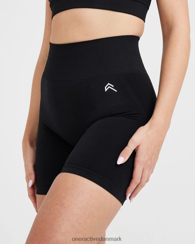 sort tøj X26NZ0347 Oner Active ubesværede sømløse shorts 3