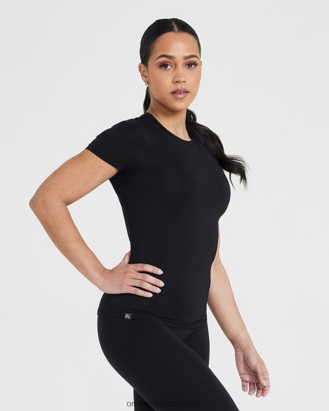 sort tøj X26NZ0397 Oner Active blød blød kortærmet t-shirt
