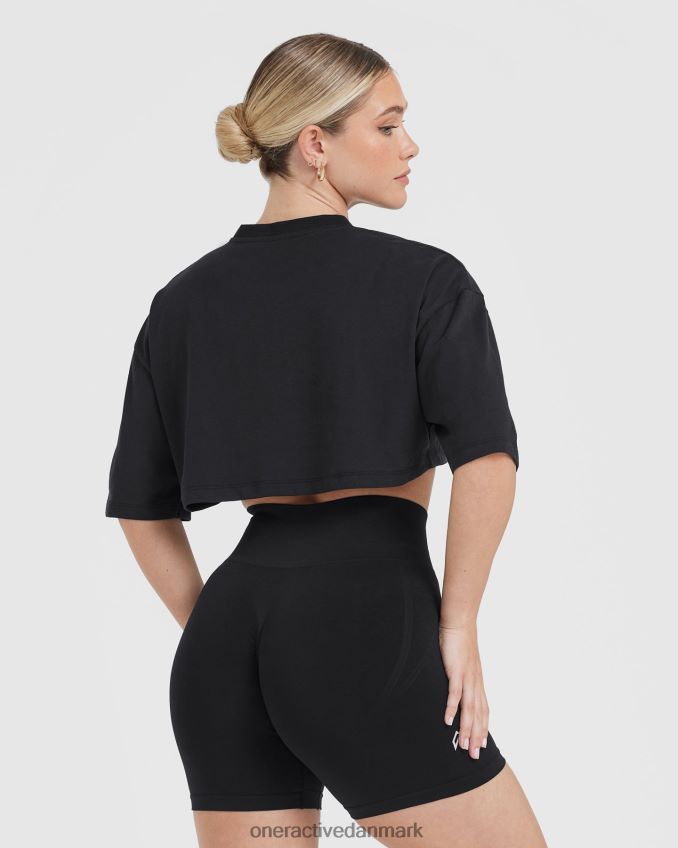 sort tøj X26NZ0415 Oner Active klassisk afslappet letvægts t-shirt