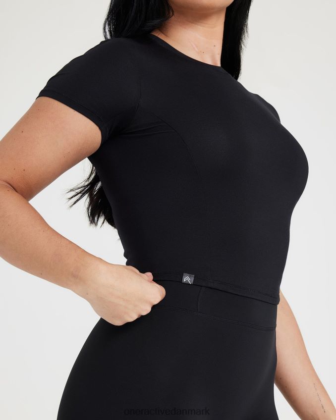 sort tøj X26NZ0435 Oner Active blød blød mellemkortærmet t-shirt