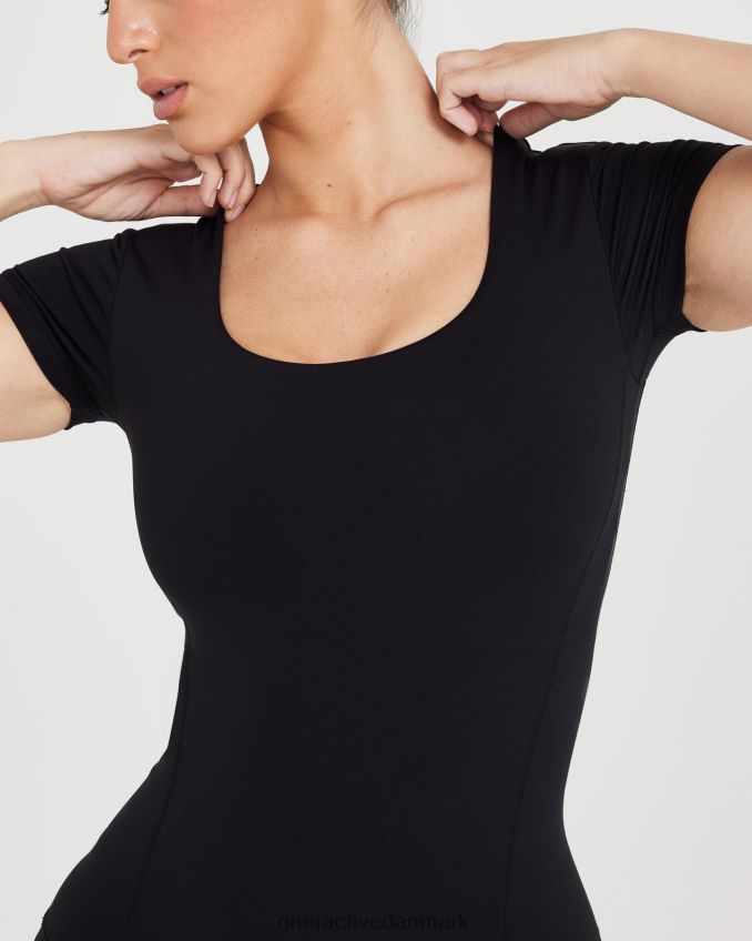 sort tøj X26NZ0525 Oner Active tidløs kortærmet t-shirt