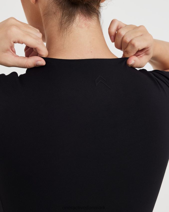 sort tøj X26NZ0525 Oner Active tidløs kortærmet t-shirt