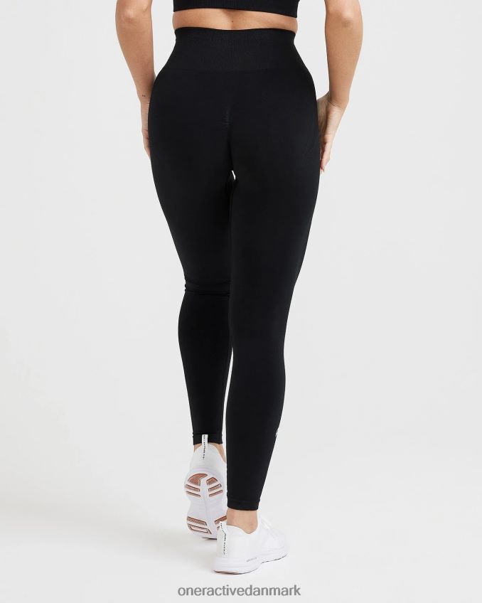 sort tøj X26NZ054 Oner Active ubesværede sømløse leggings 3