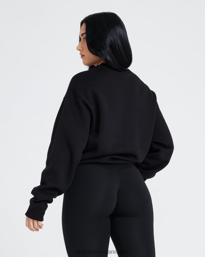 sort tøj X26NZ0607 Oner Active oversize sweatshirt hele dagen