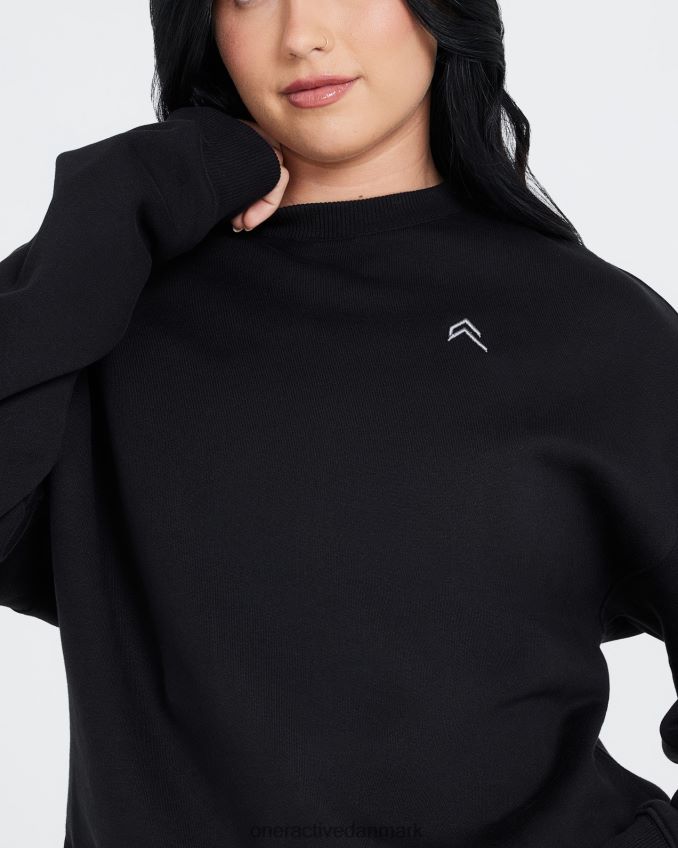 sort tøj X26NZ0607 Oner Active oversize sweatshirt hele dagen