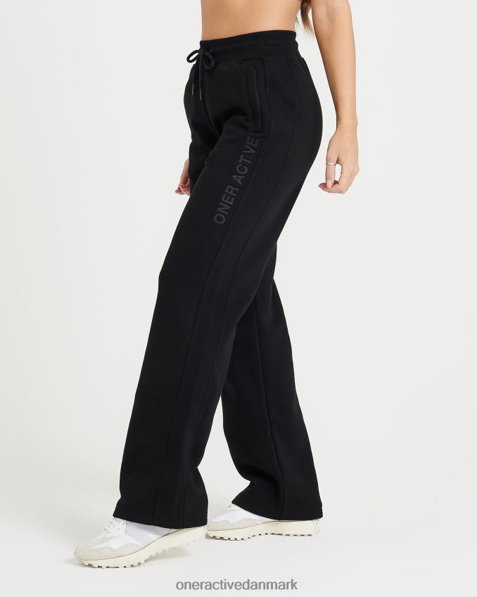 sort tøj X26NZ089 Oner Active klassisk lounge jogger med lige ben