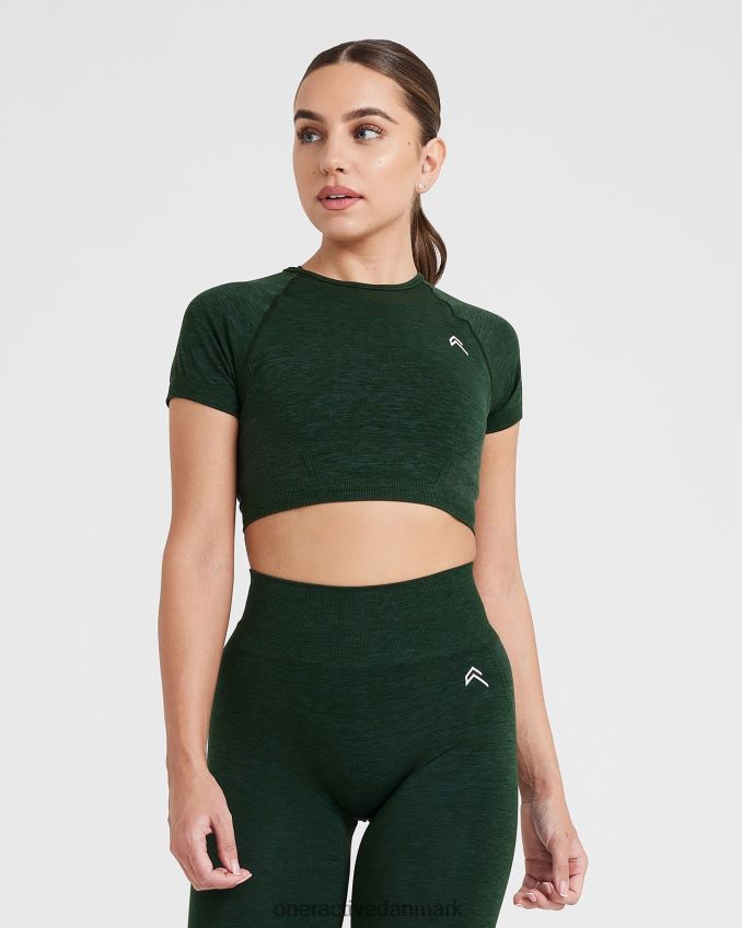 stedsegrøn tøj X26NZ0491 Oner Active ubesværet sømløs kortærmet crop top