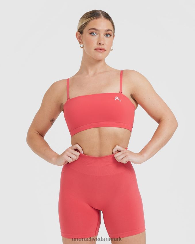 sød rød tøj X26NZ0104 Oner Active hverdags bandeau bralette