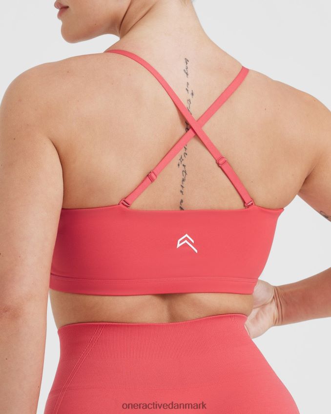 sød rød tøj X26NZ0104 Oner Active hverdags bandeau bralette