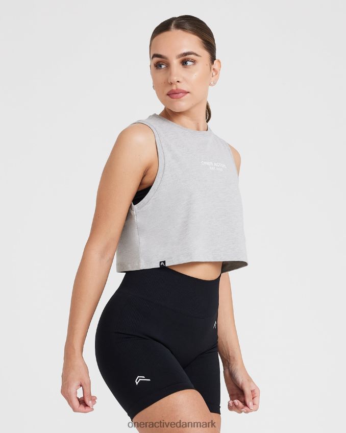 sølvmergel tøj X26NZ0554 Oner Active grafisk jersey tank