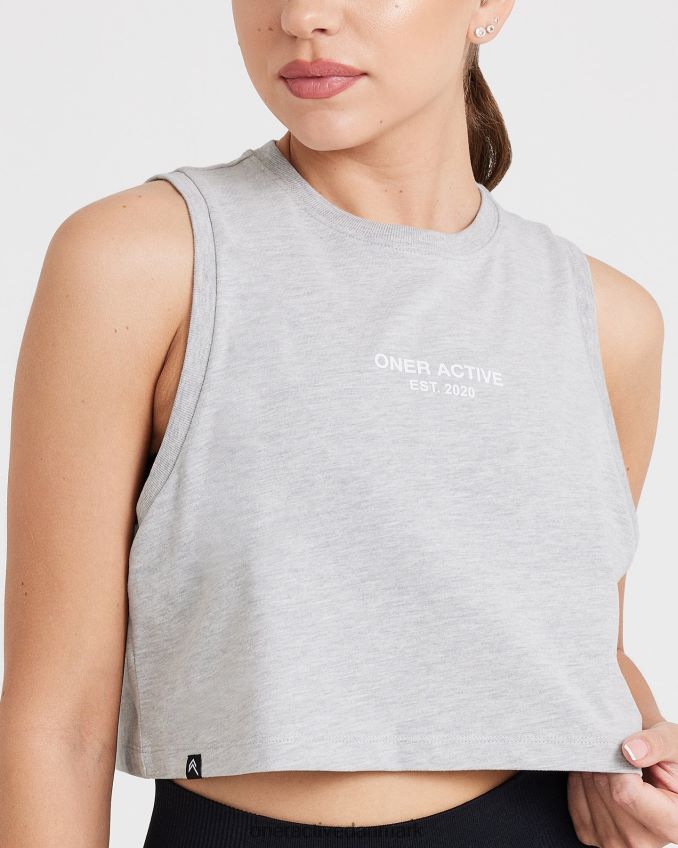 sølvmergel tøj X26NZ0554 Oner Active grafisk jersey tank