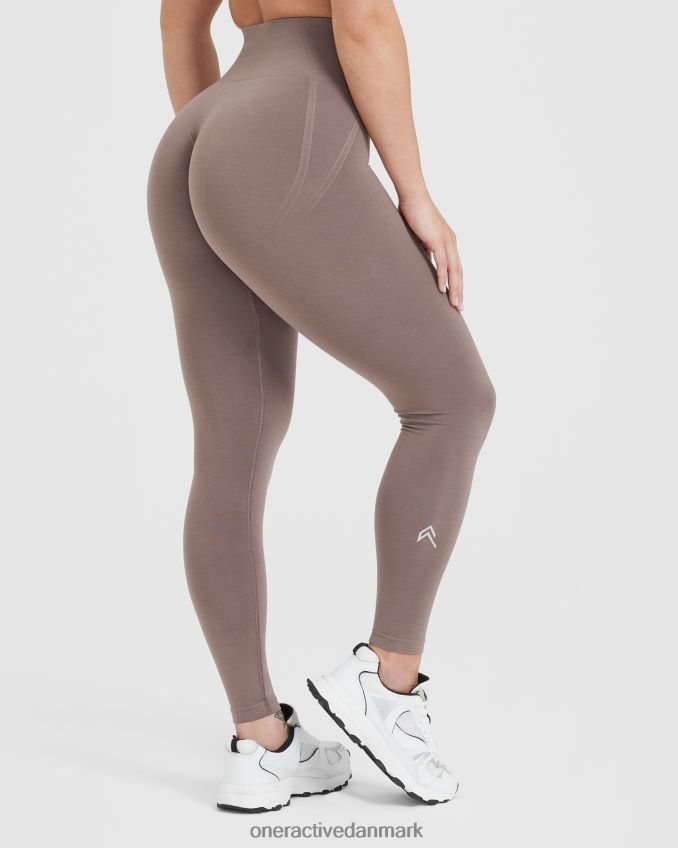 vasket kølig brun tøj X26NZ03 Oner Active ubesværede sømløse leggings 1