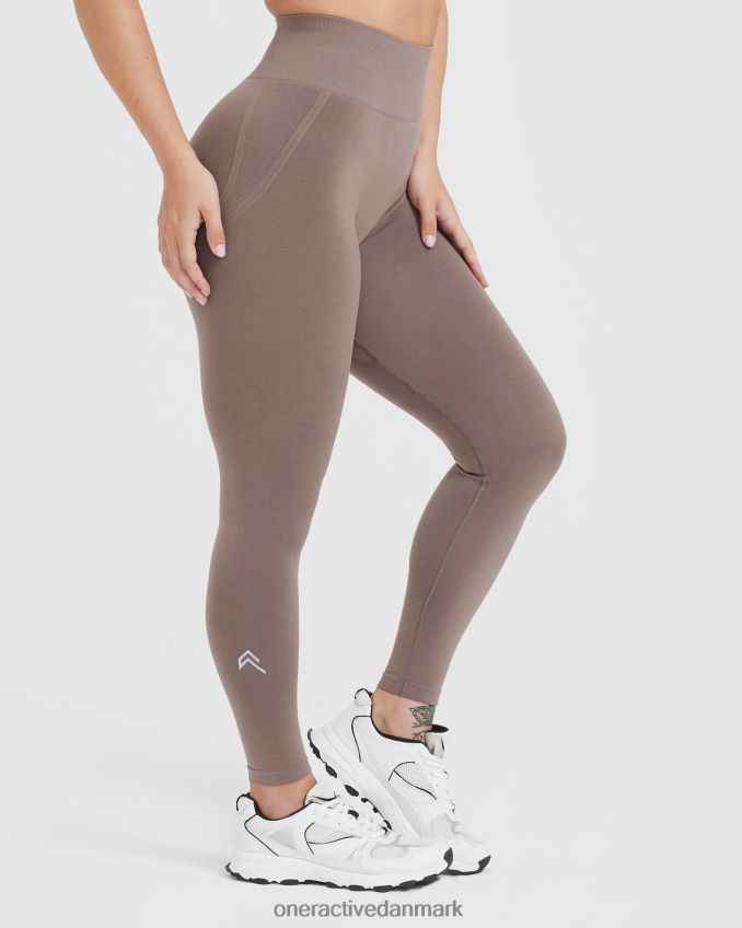 vasket kølig brun tøj X26NZ03 Oner Active ubesværede sømløse leggings 1