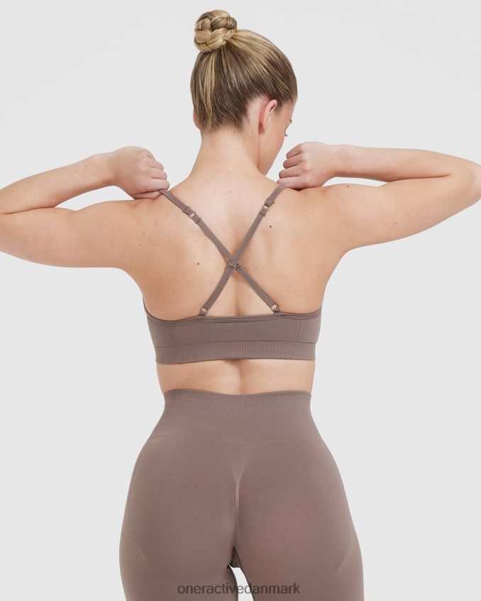 vasket kølig brun tøj X26NZ093 Oner Active ubesværet bralette med stropper