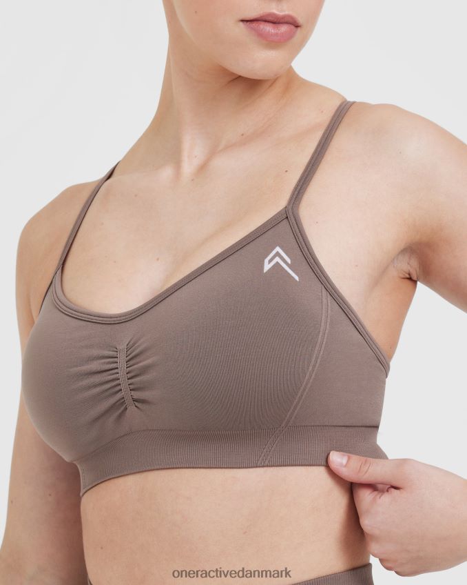 vasket kølig brun tøj X26NZ093 Oner Active ubesværet bralette med stropper