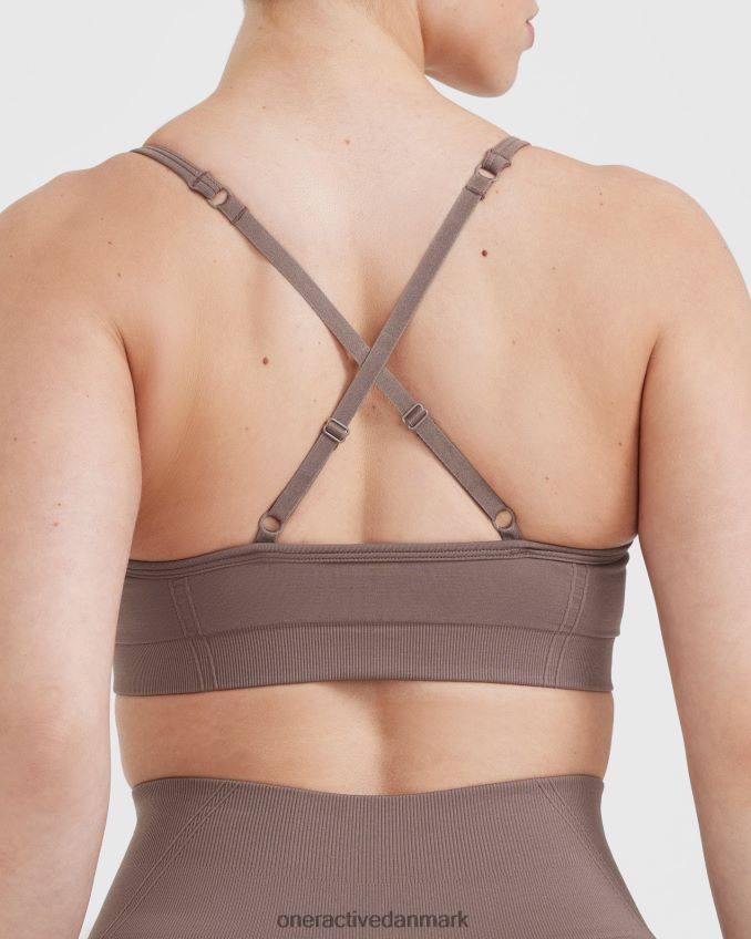 vasket kølig brun tøj X26NZ093 Oner Active ubesværet bralette med stropper