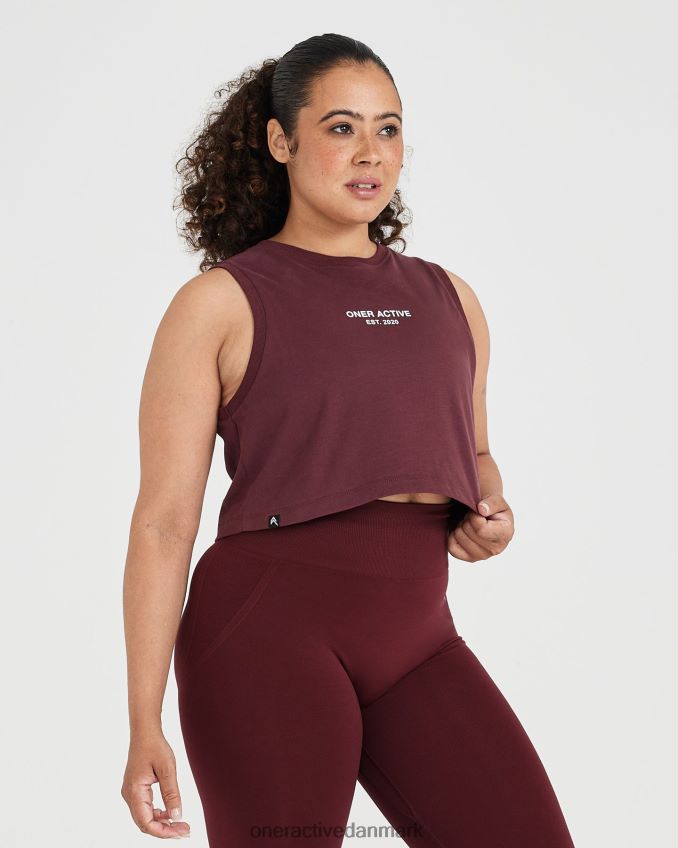 vasket palisander tøj X26NZ0536 Oner Active grafisk jersey tank