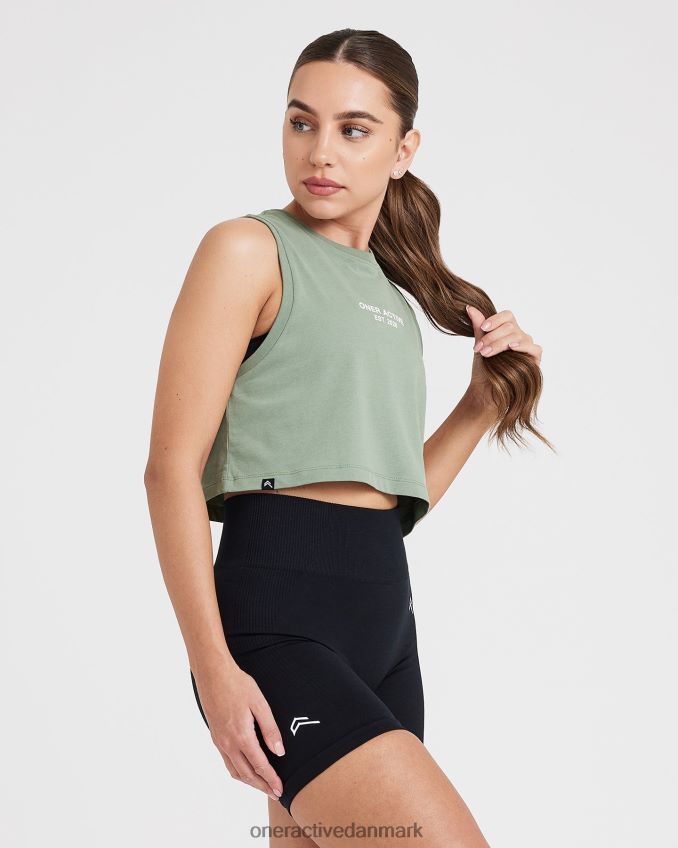 vasket salvie tøj X26NZ0552 Oner Active grafisk jersey tank