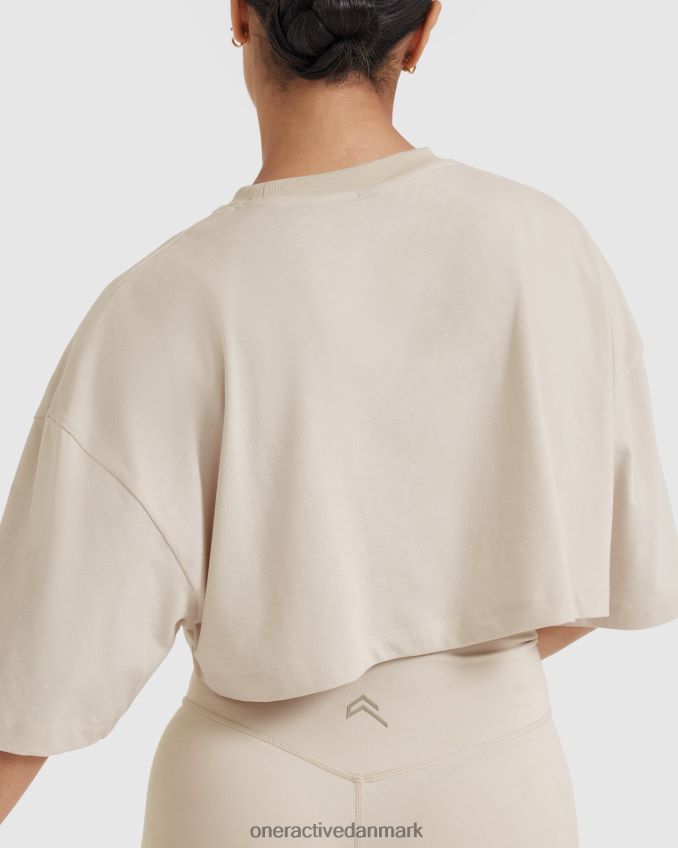 vasket sand tøj X26NZ0419 Oner Active klassisk afslappet letvægts t-shirt