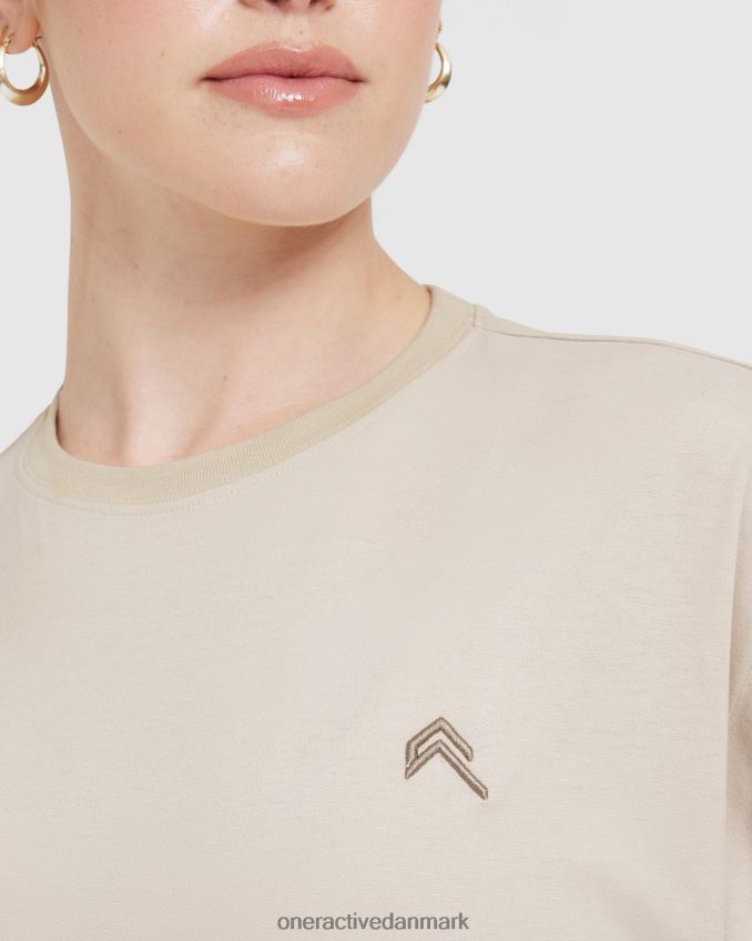 vasket sand tøj X26NZ0426 Oner Active klassisk letvægts t-shirt i overstørrelse
